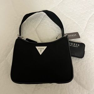 GUESS NYLON SHOULDER BAG with little wallet